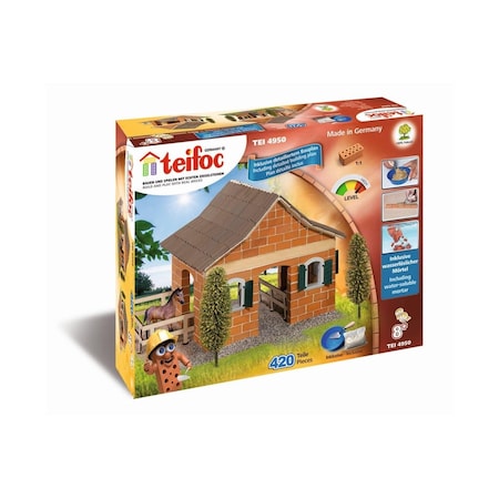 Teifoc Big Horse Stable, Model Building Kit - 430 Piece 4950